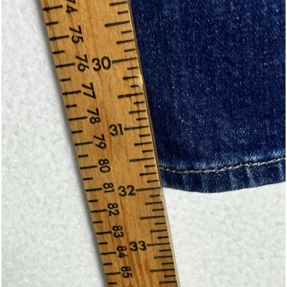 7 For All Mankind Jeans Women's 29x32 Slimmy Mid Rise Medium Wash Stretch USA - Picture 5 of 7